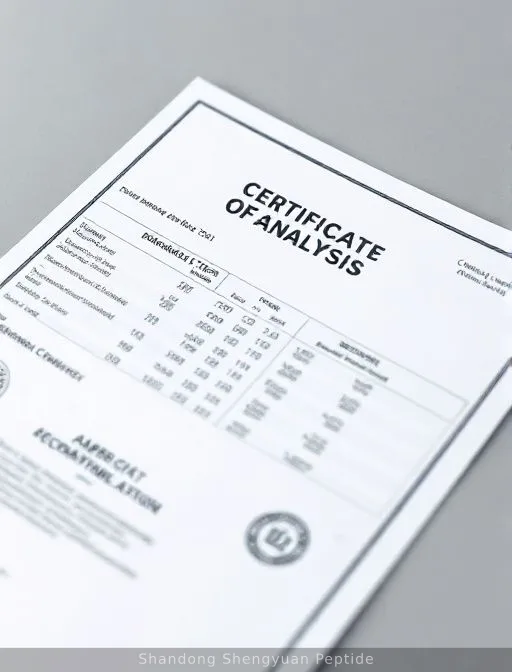 Certificate of Analysis document