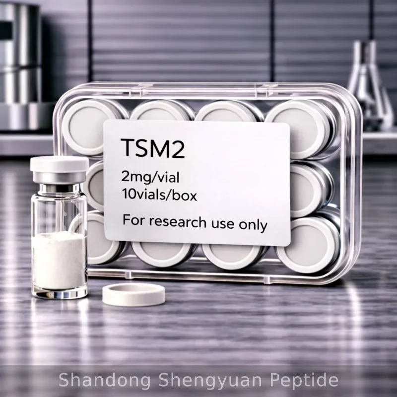Tesamorelin research peptide vial